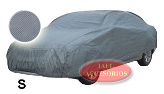 CUBRE AUTO S BICAPA MICROPERFORADO GRIS