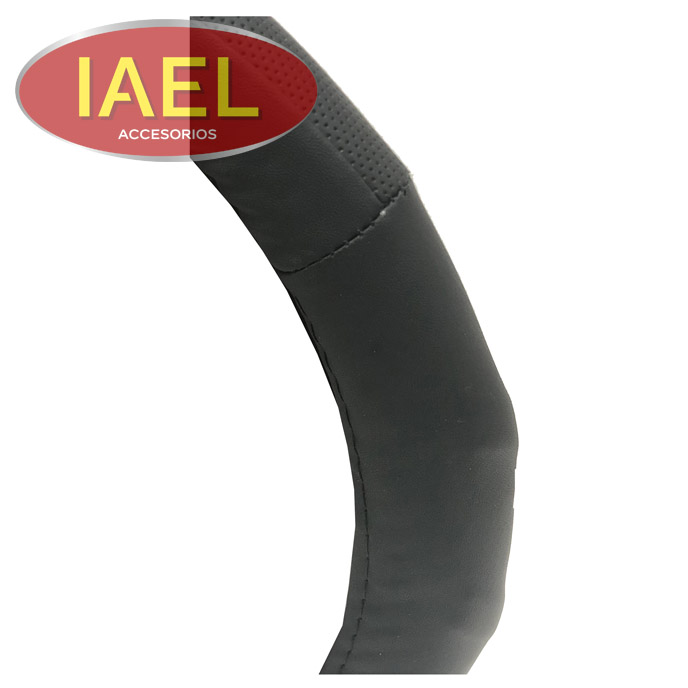 CUBRE VOLANTE SIMIL CUERO, SOFT, CON HUELLAS DEDO, 38CM - 2
