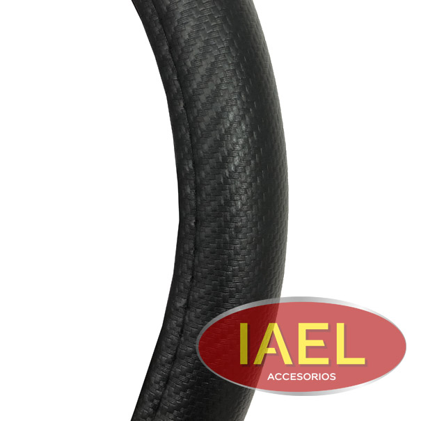 CUBRE VOLANTE CUERINA, SIMIL CARBONO TEXTURADO, 38CM - 2