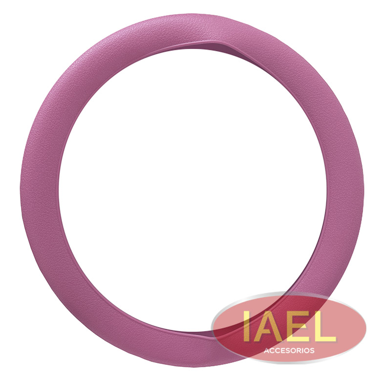 CUBRE VOLANTE SILICONADO ROSA, UNIVERSAL