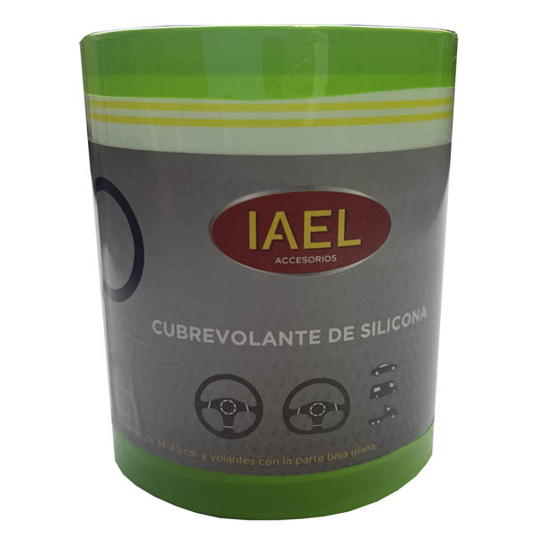 CUBRE VOLANTE SILICONADO NEGRO, UNIVERSAL - 3
