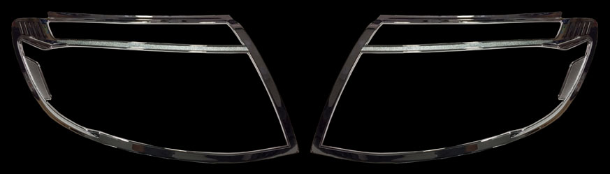 MASCARA FAROS DEL X2 FORD RANGER 2012-2015