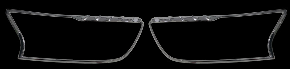 MASCARA FAROS CROMADA DEL X2 FORD RANGER 2016->
