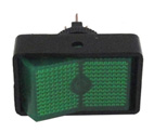 LLAVE UN PUNTO RECTANGULAR GRANDE C/LUZ VERDE