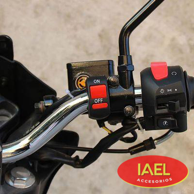TECLA LUZ, SWITCH, PARA MOTO, ON-OFF - 2