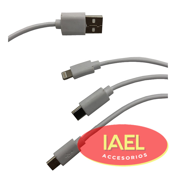 CARGADOR CELULAR TABLET PARA ENCENDEDOR, MICRO USB IPHONE USB TIPO C - 4