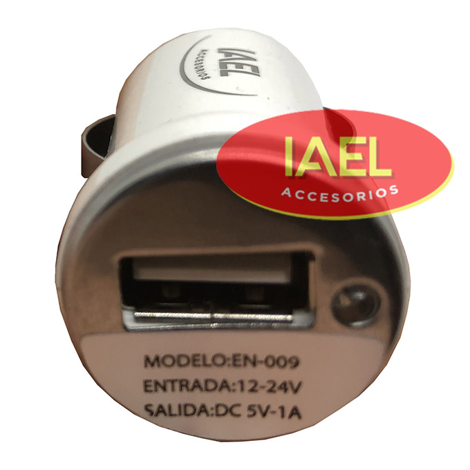 CARGADOR USB UNIVERSAL PARA ENCENDEDOR 2.1A - 2