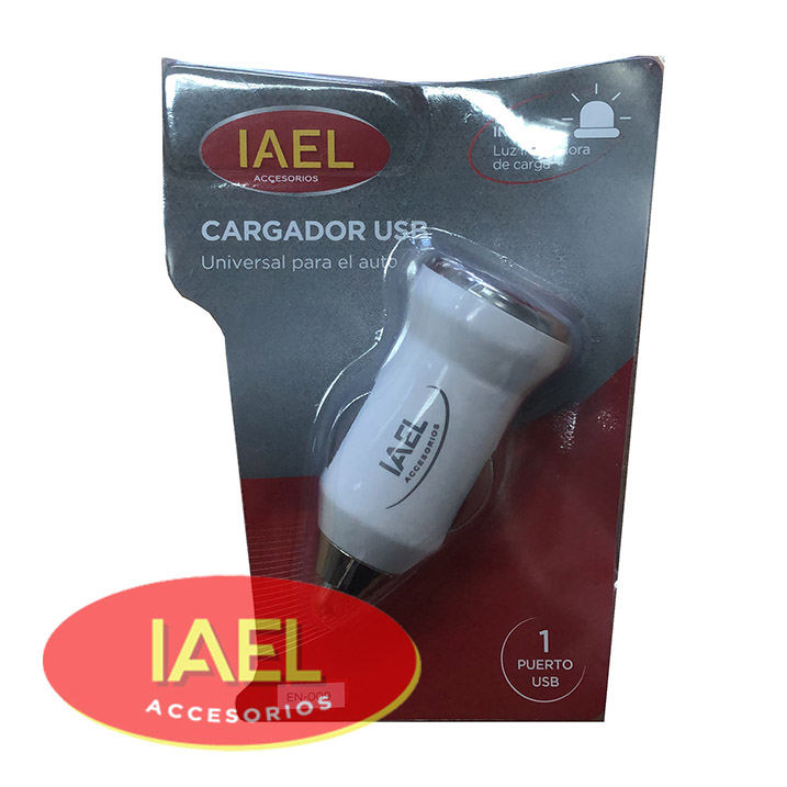 CARGADOR USB UNIVERSAL PARA ENCENDEDOR 2.1A - 3