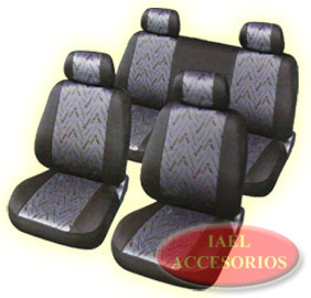 JGO. FUNDA COMPL, MARRIOT, JACKUARD, AZUL-GRIS
