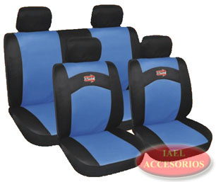 JGO. FUNDA COMPL DEPORTIVA, TELA COMB, IA-TUNING AZUL