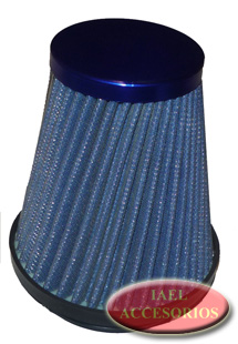 FILTRO DE AIRE DEPORT. CONICO AZUL 63MM