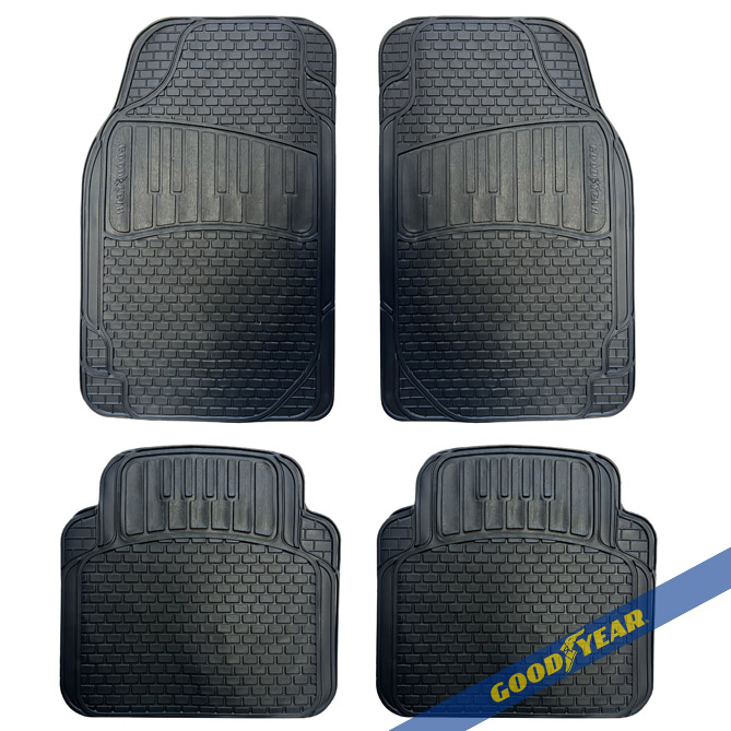 JGO. CUBRE ALFOMBRAS GOODYEAR, PVC, 4 PIEZAS