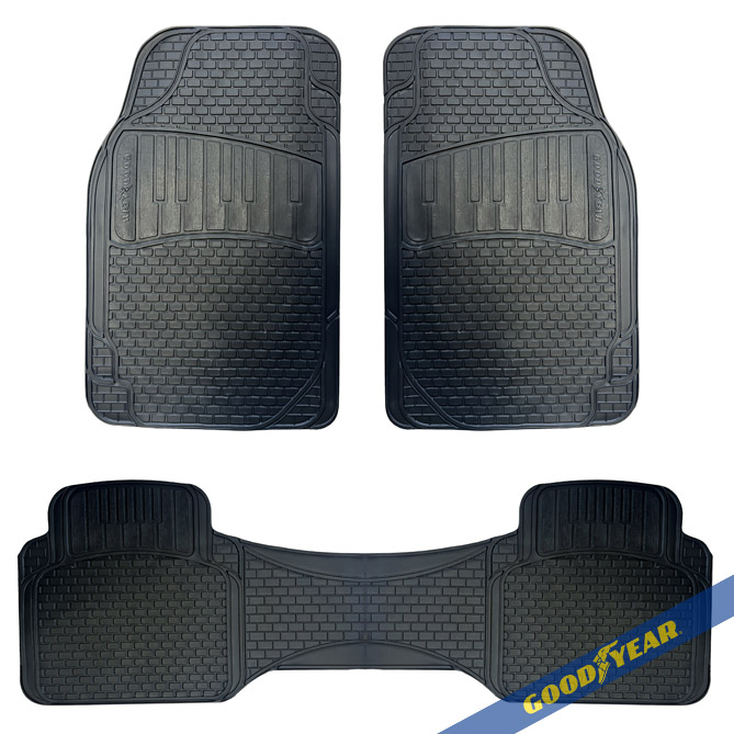 JGO. CUBRE ALFOMBRAS GOODYEAR, PVC, 3 PIEZAS