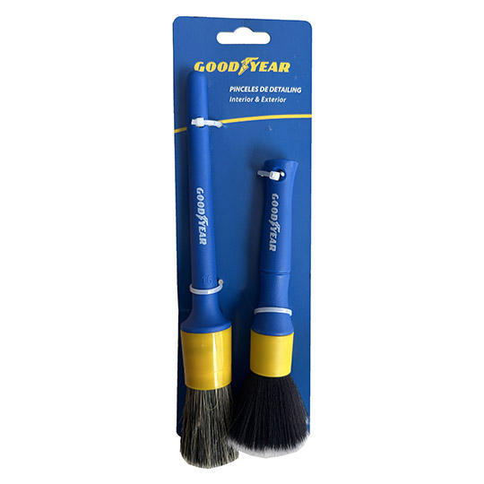 KIT BROCHA Y CEPILLO DETAILING X2PCS GOODYEAR
