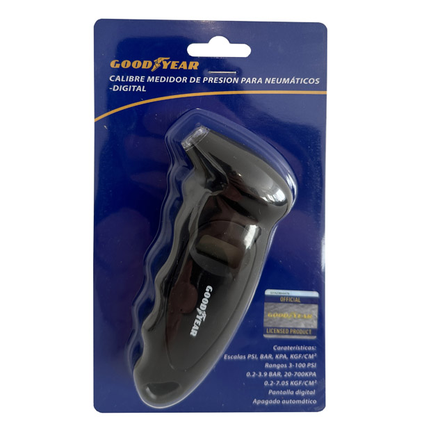CALIBRE PRESION DE NEUMATICO, DIGITAL GOODYEAR, CON LUZ - 2