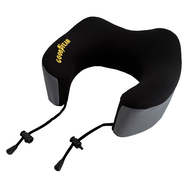 ALMOHADON PARA VIAJE GOODYEAR, CUELLO FORMATO U, CON MEMORY FOAM, ESPU