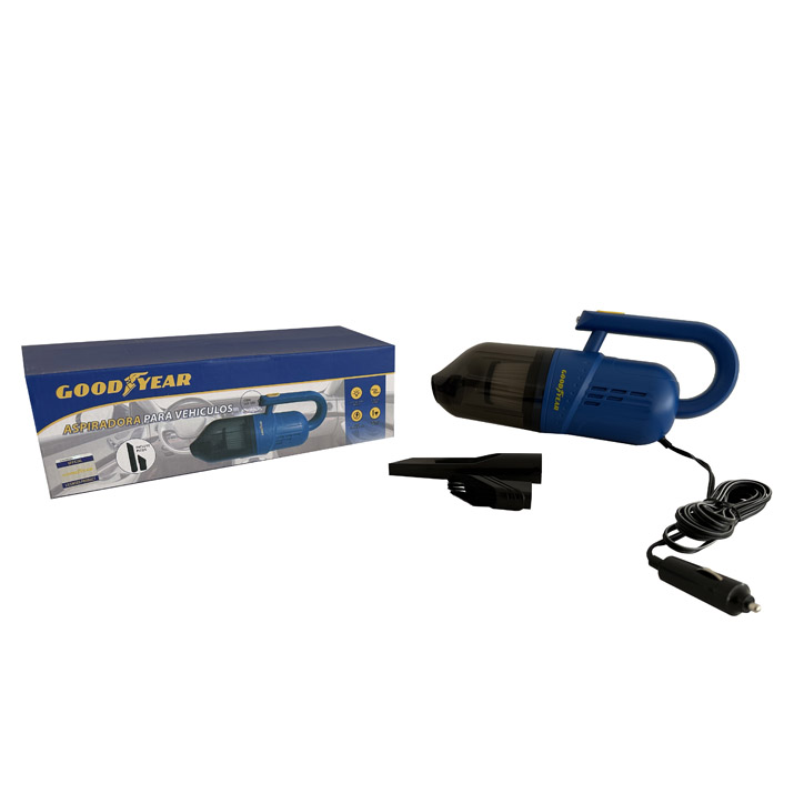 ASPIRADORA GOODYEAR PARA AUTO, CON LUZ, 12V. 60W - 2