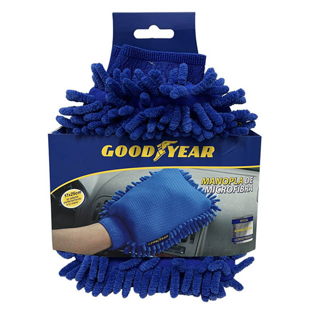 MANOPLA MICROFIBRA GOODYEAR 17X25CM