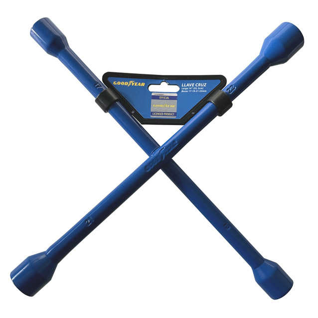 LLAVE CRUZ GOODYEAR PINTADA, REFORZADA