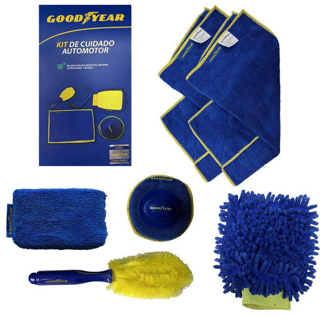 KIT LIMPIEZA GOODYEAR 6PCS