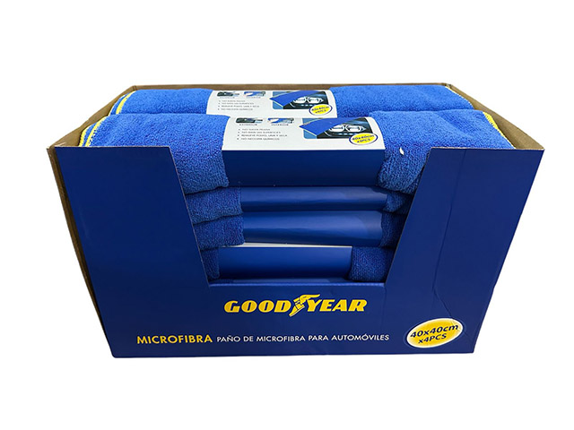 KIT 4PCS PAÑOS MICROFIBRA GOODYEAR 40X40CM - 3