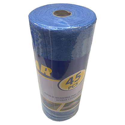 ROLLO DE MICROFIBRA GOODYEAR, 45PCS ,30X30CM, REUTILIZABLE - 2