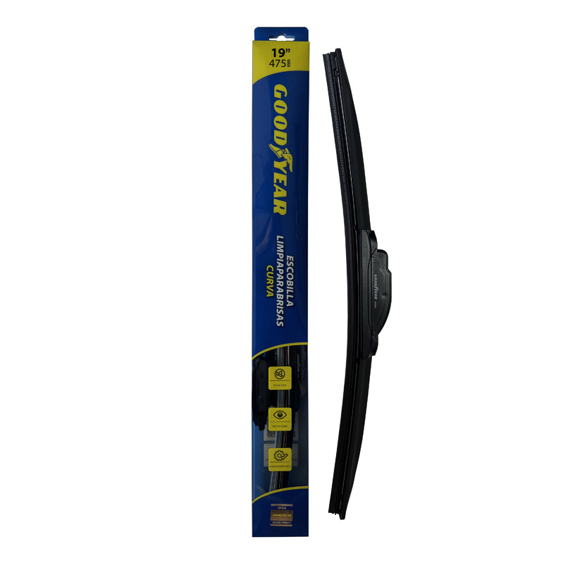 ESCOBILLA GOODYEAR CURVA 19` CON 10 ADAPTADORES