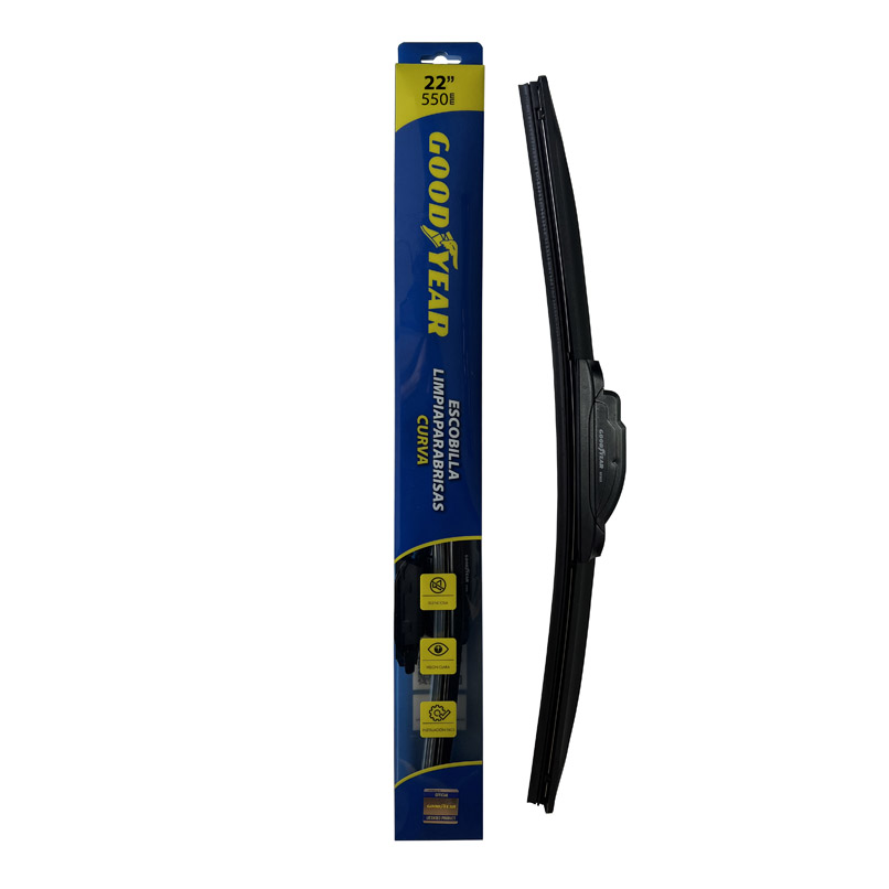 ESCOBILLA GOODYEAR CURVA 22` CON 10 ADAPTADORES