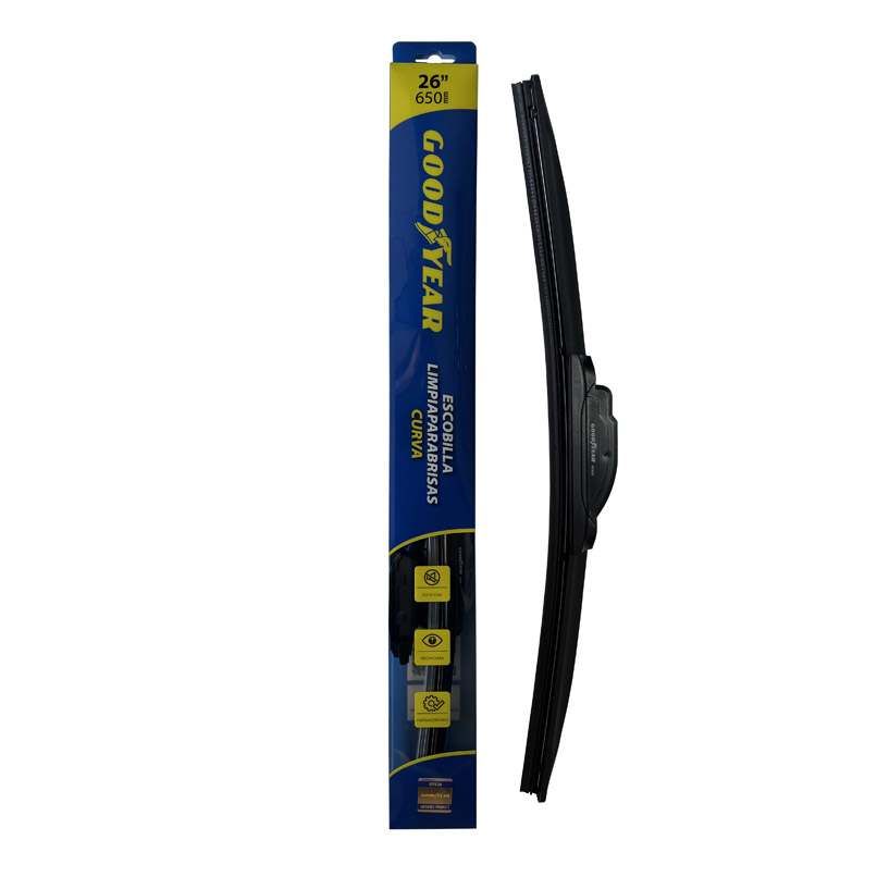 ESCOBILLA GOODYEAR CURVA 26` CON 10 ADAPTADORES
