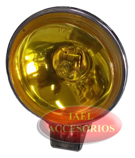 JGO. FARO IODO RED. CARCAZA NEGRA AMBAR