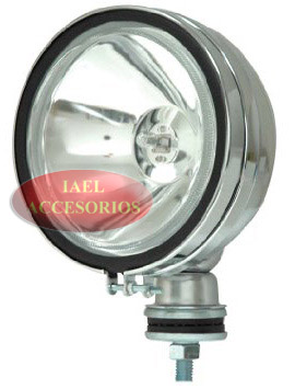 FARO IODO RED. 6` METALICO CROM. CRISTAL