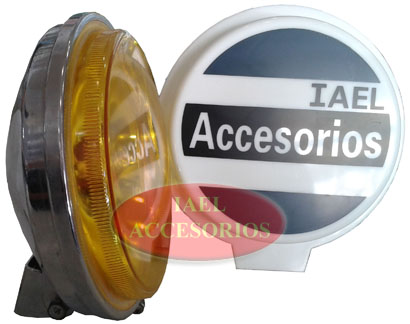 JGO. FAROS RED. CARCAZA METAL CROM AMBAR