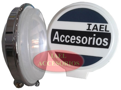 JGO. FAROS RED. CARCAZA METAL CROM CRISTAL