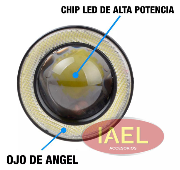 JGO. FARO LED REDONDO, 10W 1 LED, CON OJO DE ANGEL, PARA EMPOTRAR, 3` - 2