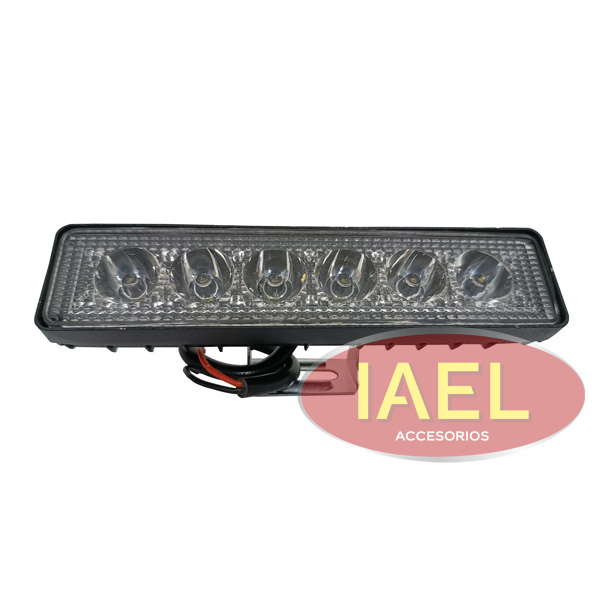 FARO LED RECTANGULAR 18W 6 LEDS 16 X 4 X 4 CM, BLANCO - 2