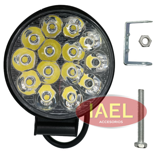 FARO LED REDONDO 42W 14 LED 90MM DIAMETRO - 2