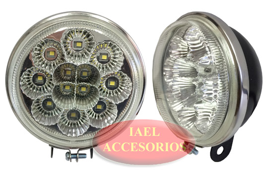 JGO. FARO LED REDONDO 95MM 12LEDS 12V