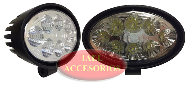 FARO LED OVALADO 24W 8 LEDS