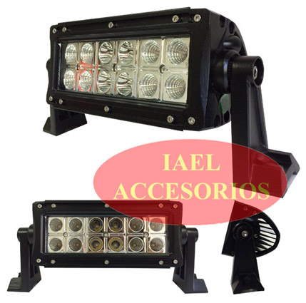 BARRA FARO LED 19CM 36W 12LED, LUJO CON ALEM