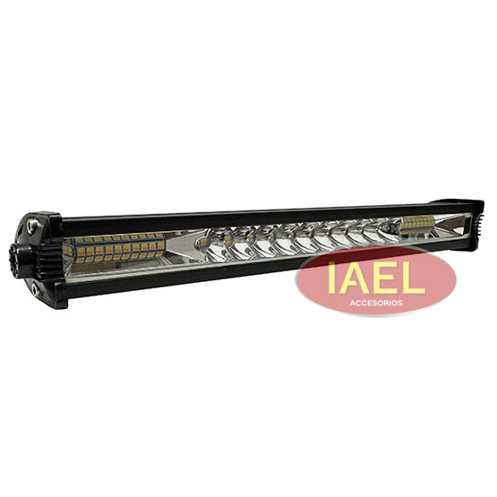 BARRA FARO LED 90W 285MM, MULTI LED BLANCO AMBAR, MULTIFUNCIONES