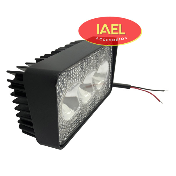 FARO LED RECTANGULAR 19W 3 LEDS 13,9 X 4,5CM - 2