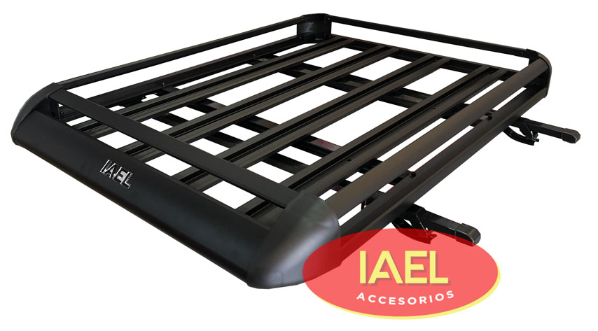 KIT PORTAEQUIP UNIV, PARRILA TIPO CANASTO C/BARRAS, 127X96X12CM, NEGRO