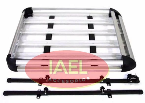 KIT PORTAEQUIP UNIV, PARRILA TIPO CANASTO C/BARRAS, 127X96X12CM, ALUM, - 2