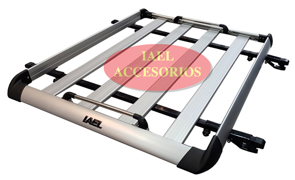 KIT PORTAEQUIP UNIV, PARRILA TIPO CANASTO C/BARRAS, 127X96X7CM, ALUM,