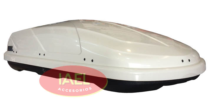 VALIJON PARA TECHO IMPORTADA 470 LITROS, C/CERRADURA BLANCO - 3