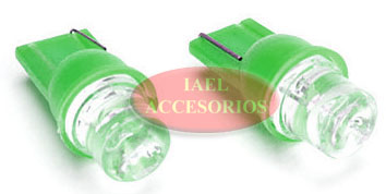 JGO. LAMPARA LED, POSIC S/CULOTE VERDE 12V