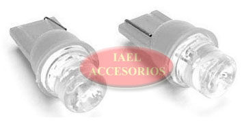 JGO. LAMPARA LED, POSIC S/CULOTE BLANCA 24V