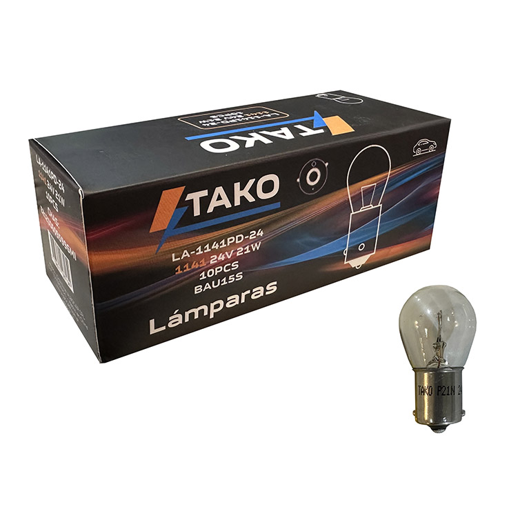 LAMPARA 1141 PATA DESPLAZADA `V`, 21W 24V - TAKO