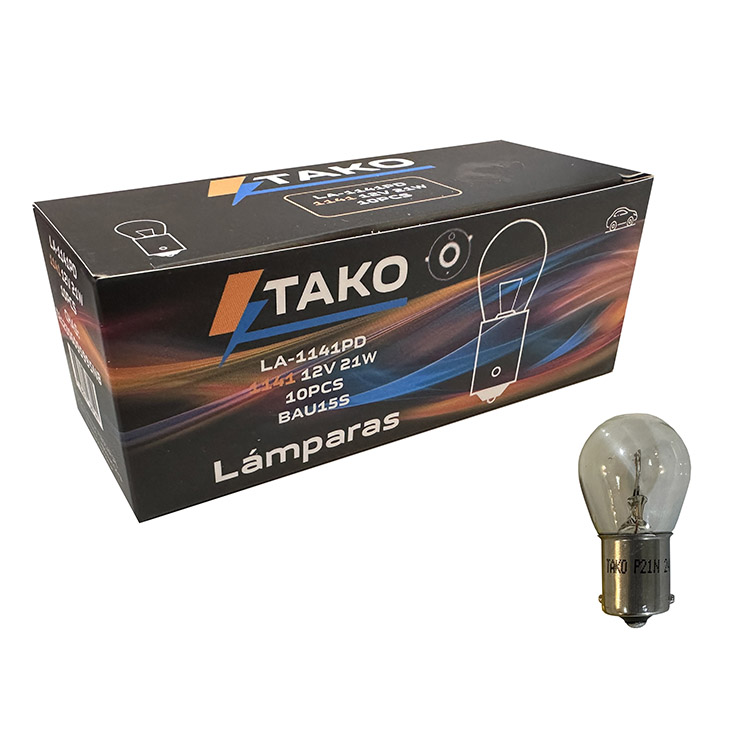 LAMPARA 1141 PATA DESPLAZADA `V`, 21W 12V - TAKO