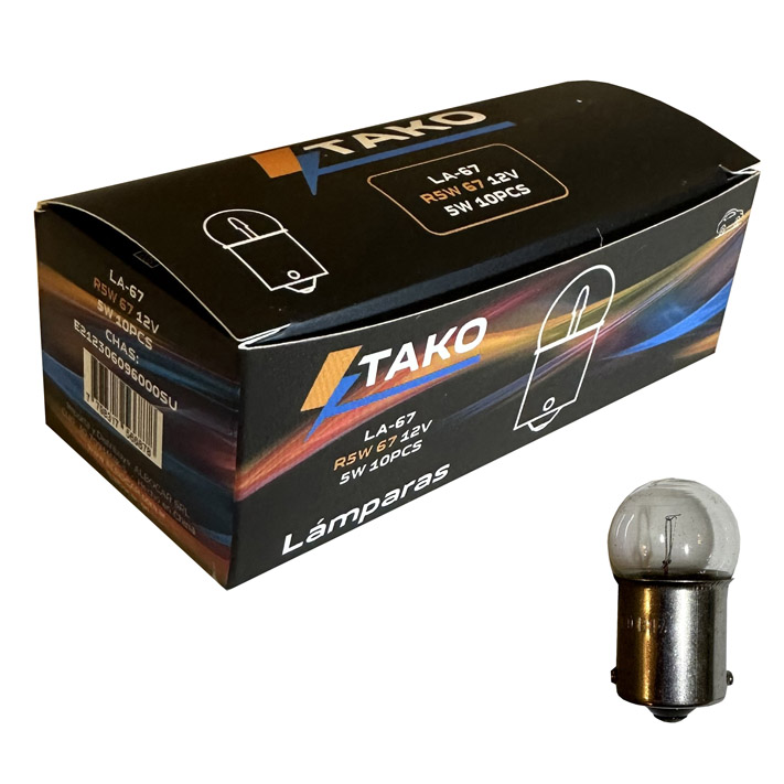 LAMPARA 67 5W 12V - TAKO - 2